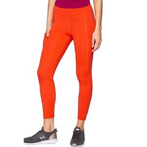 ATHLETA “Up For Anything” 7/8 Leggings – On Fire Orange (Size Small) – NWT